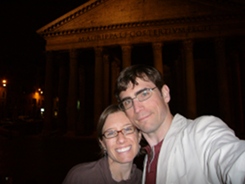 The Pantheon at night